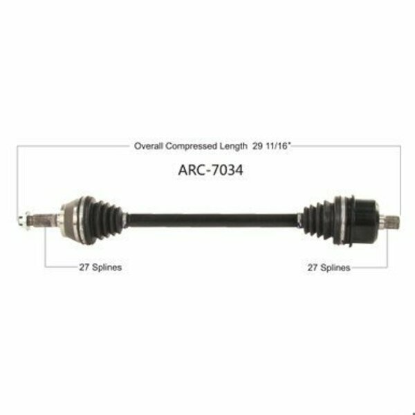 Wide Open OE Replacement CV Axle for ARCTIC FRONT L/R WILDCAT XX 18-20 ARC-7034